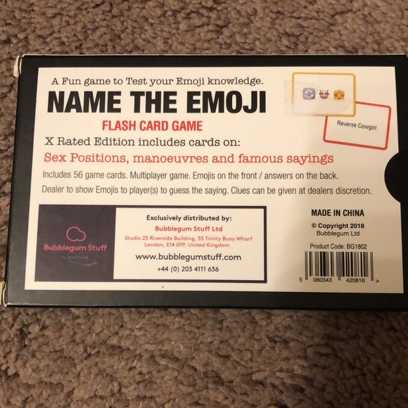 Name the Emoji Flash Card Game - Picture 2 of 4
